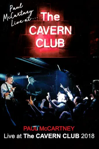 Paul McCartney Live at the Cavern Club poster