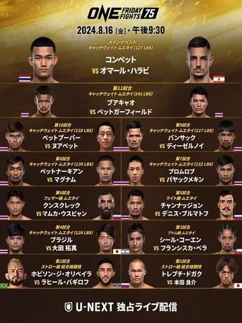 ONE Friday Fights 75: Kongsuk vs. El Halabi poster