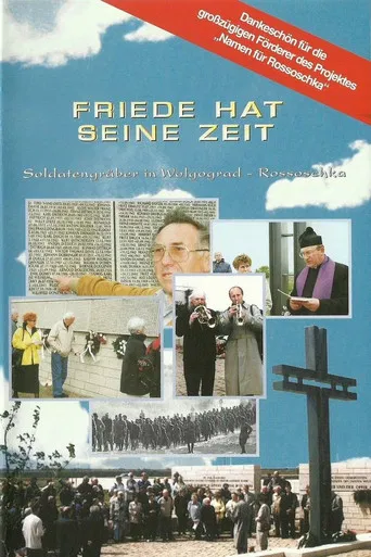 Friede hat seine Zeit poster