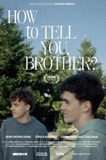 How to Tell You, Brother poster