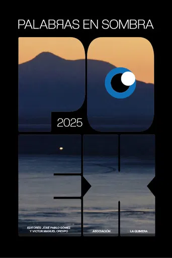 Palabras en sombra poster