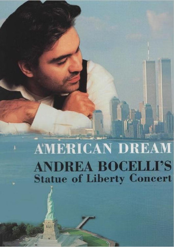 American Dream: Andrea Bocelli's Statue of Liberty Concert poster