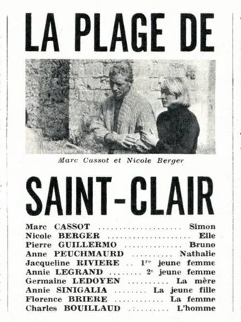 La Plage de Saint-Clair poster