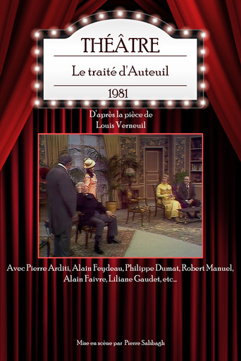 Le Traité d'Auteuil poster