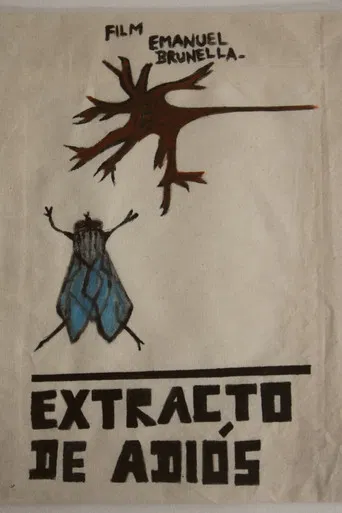 Extracto de adiós poster