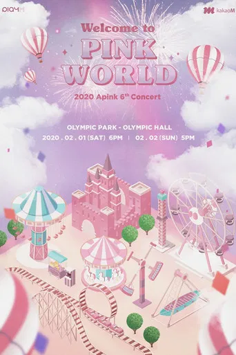 2020 Apink 6th Concert 'Welcome To PINK WORLD' poster
