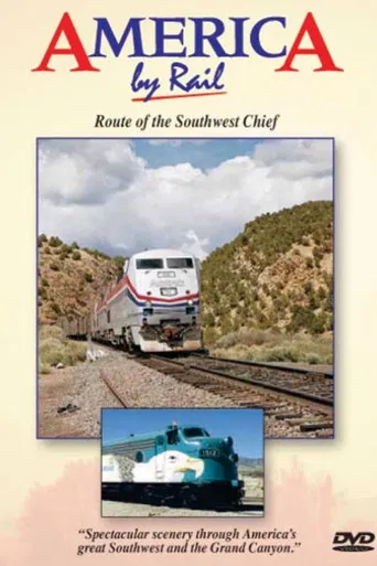 America By Rail: Route of the Southwest Chief poster