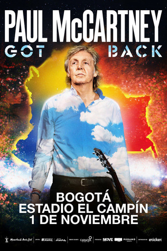 Paul McCartney: Got Back – Live in Bogotá at Estadio El Campín poster