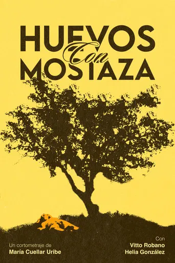 Huevos con mostaza poster