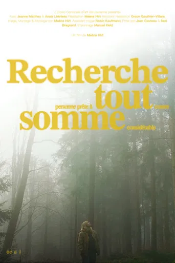 Looking for someone up to anything for a big sum of money poster