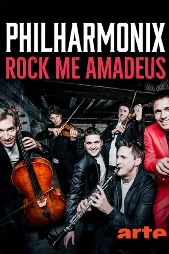 Philharmonix "Rock me Amadeus" poster