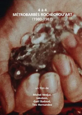 4 à 4 Métro-Barbès-Rochechou-Art poster