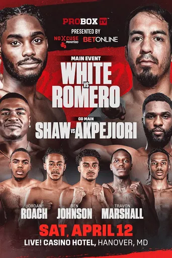 Jordan White vs. Jose Matias Romero poster