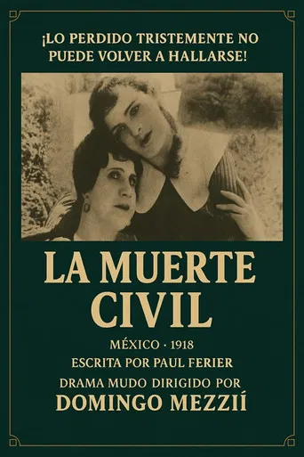 La muerte civil poster