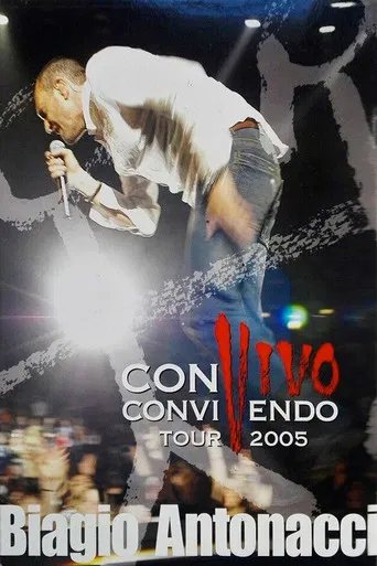 Biagio Antonacci - Convivo Convivendo Tour 2005 poster
