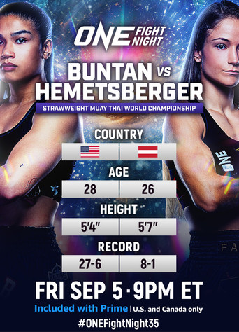 ONE Fight Night 35: Buntan vs. Hemetsberger poster