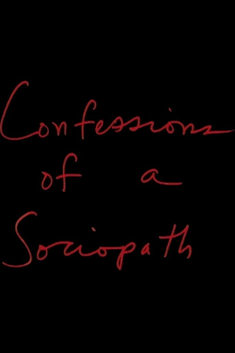 Confessions of a Sociopath poster