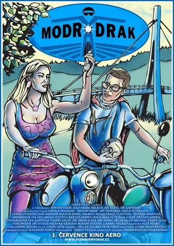 Modrý drak poster