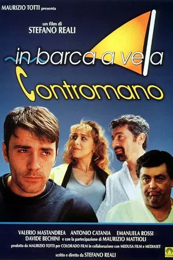 In barca a vela contromano poster