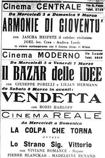 Il bazar delle idee poster
