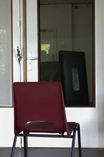 A puddle of water held in shape by my thoughts poster