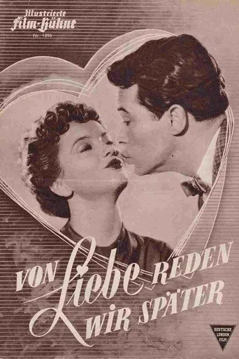 Von Liebe reden wir später poster