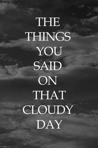 The Things You Said On That Cloudy Day poster