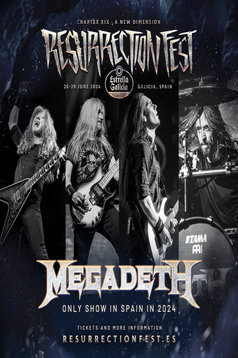 MEGADETH - Live at Resurrection Fest EG 2024 poster