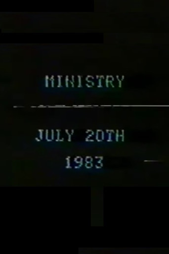 Ministry July 20th, 1983 poster