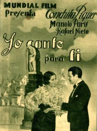 Yo canto para ti poster