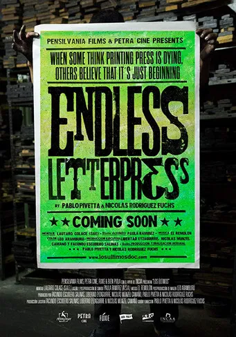 Endless Letterpress poster
