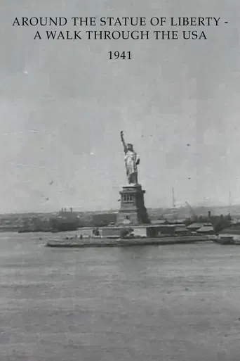Around the Statue of Liberty - A Walk Through the USA poster