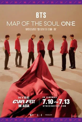 BTS MAP OF THE SOUL ON:E DVD poster