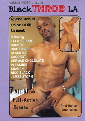 Black Throb L.A. poster