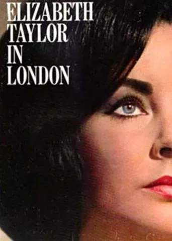 Elizabeth Taylor in London poster