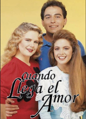 Cuando llega el amor poster