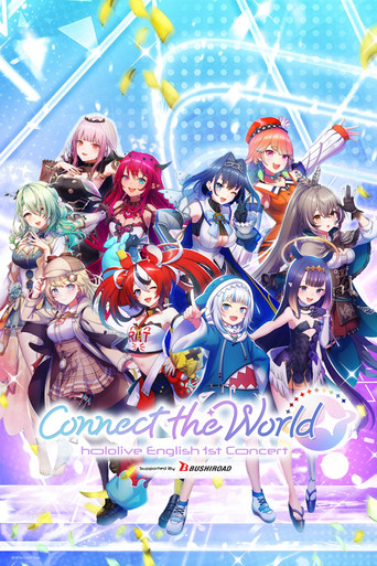 hololive English 1st Concert - Connect the World poster
