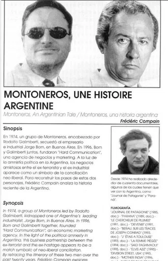 Montoneros, une histoire argentine poster