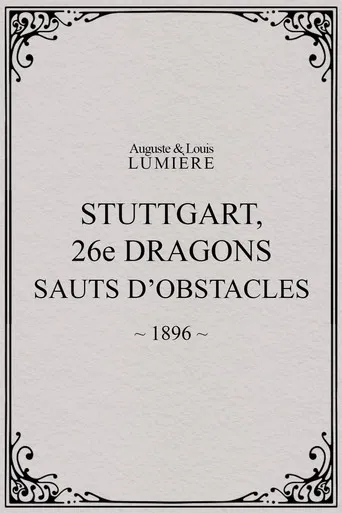 Stuttgart: 26th Dragoons Jumping Obstacles poster