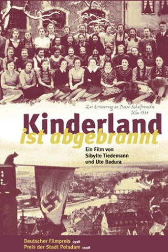 Kinderland ist abgebrannt poster
