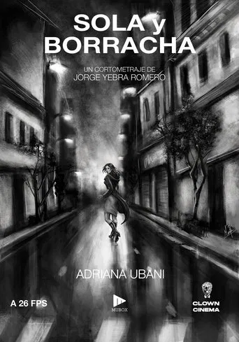 Sola y borracha poster