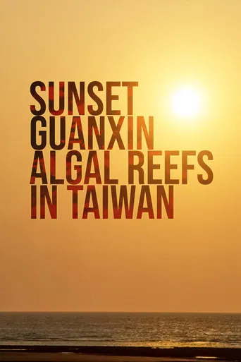 Sunset Guanxin Algal Reefs in Taiwan poster