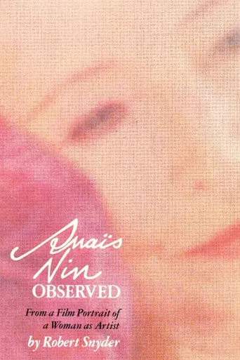 Anaïs Nin Observed poster