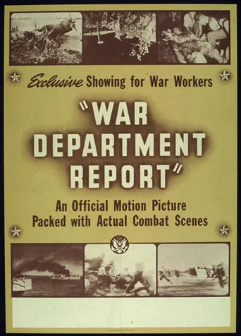 War Department Report poster