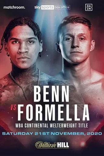 Conor Benn vs. Sebastian Formella poster