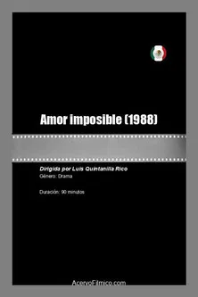 Amor imposible poster
