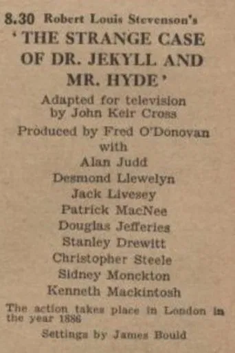 The Strange Case of Dr. Jekyll and Mr. Hyde poster