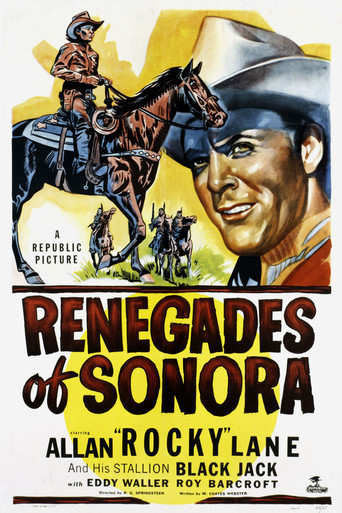 Renegades of Sonora poster