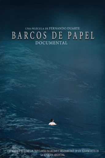 Barcos de papel poster