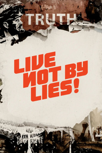 Live Not by Lies! poster